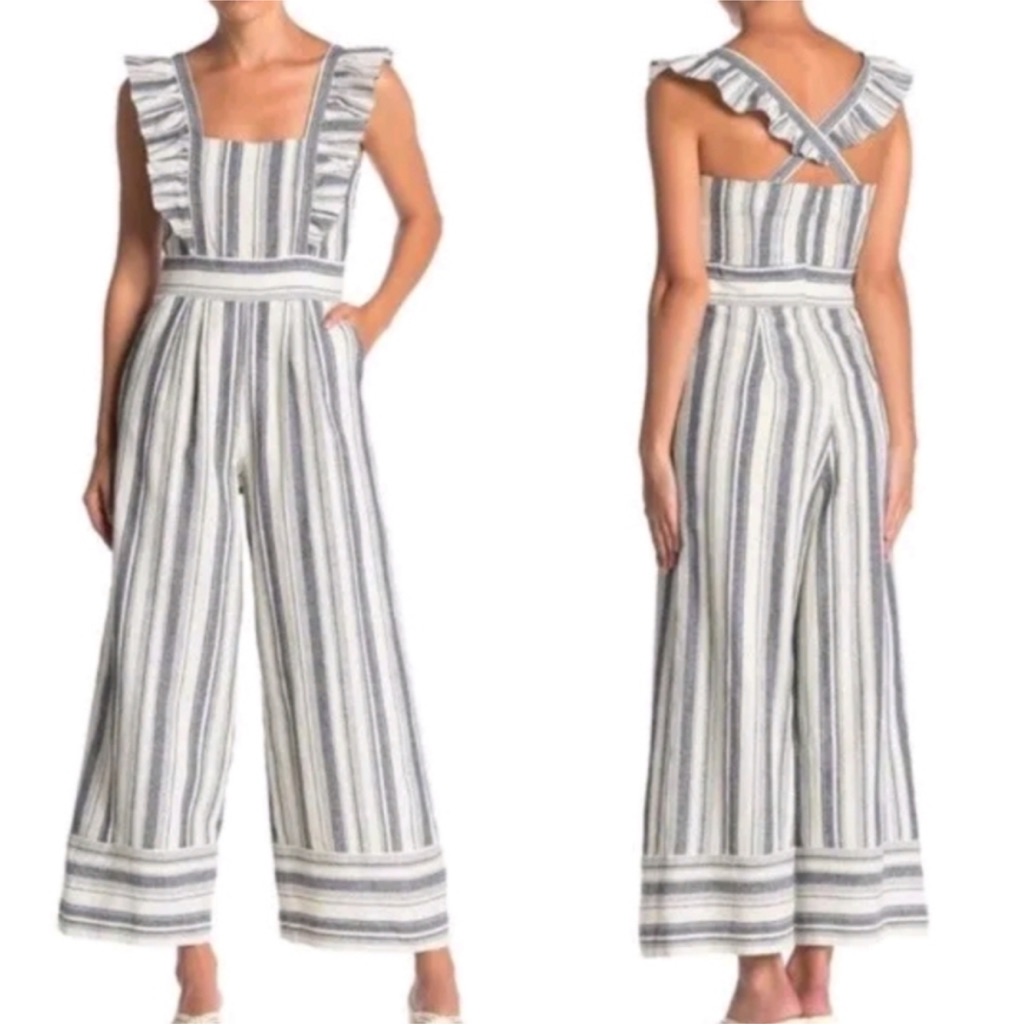 Ella Moss Striped Jumpsuit
